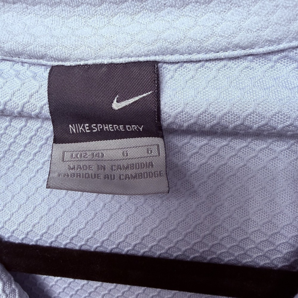 Nike Running Pullover Womens M Light Blue 1/4 Zip Dri-FIT Therma Sphere Dry - Picture 4 of 4